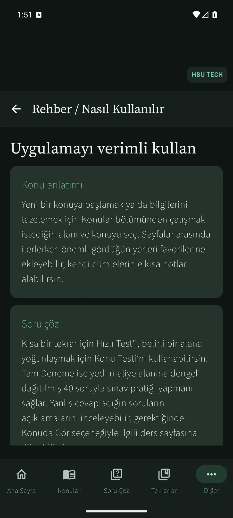Maliye Alan: Rehber