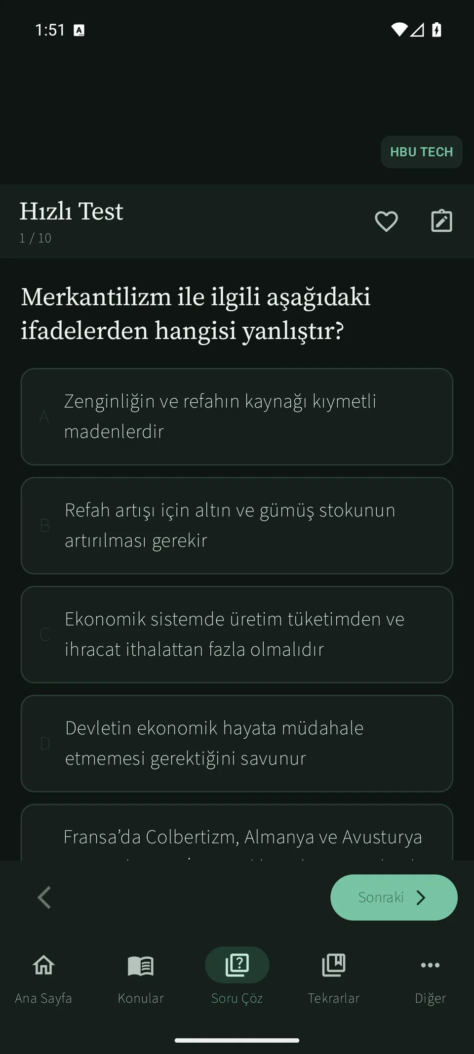 Maliye Alan: Hızlı Test