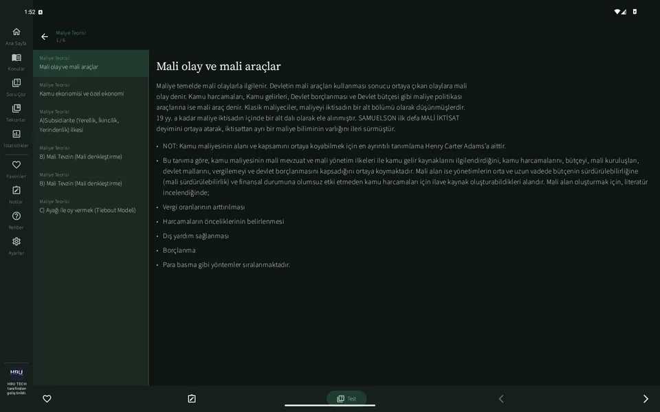 Maliye Alan: Tablet — konu anlatımı